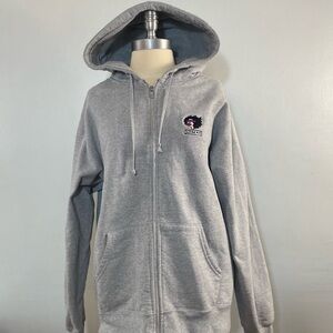 Supreme 2300 Gray face zip up hoodie Gray size large